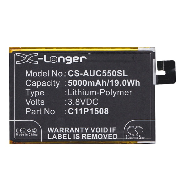 Cameron Sino CS-AUC550SL Asus Zenfone Max Telefon akkumulátor 5000 mAh