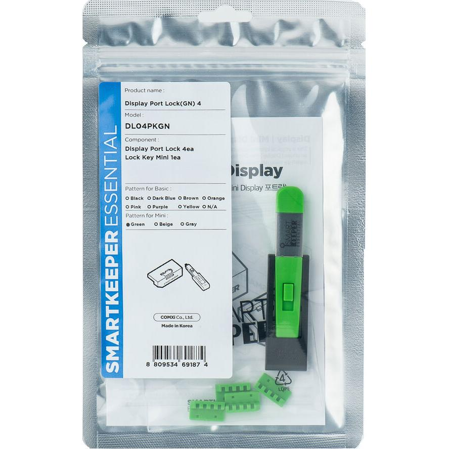 SmartKeeper DL04PKGN DisplayPort Portblokkoló (DL04PKGN)