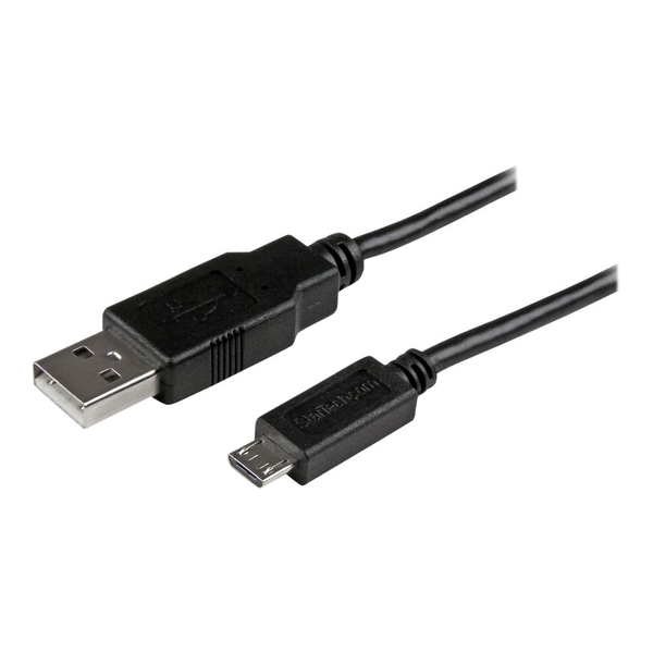 StarTech.com USBAUB15CMBK USB kábel 0,15 M USB 2.0 USB A Micro-USB B Fekete