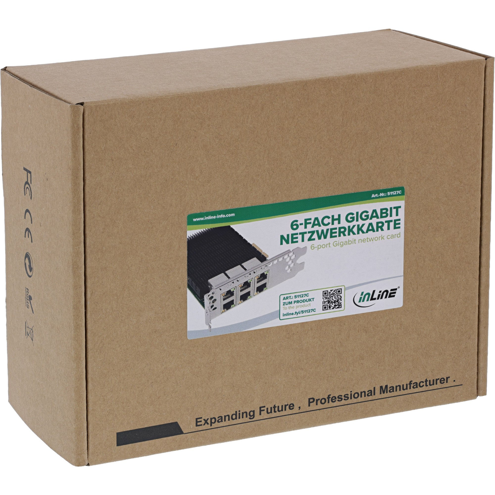 InLine 51127C csatlakozókártya/illesztő Belső