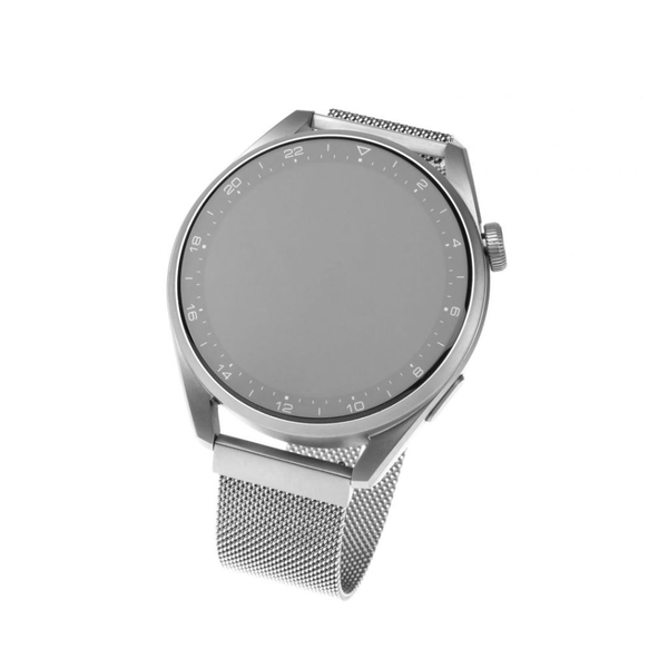 FIXED Okosóra 22mm mesh szíj ezüst (FIXMEST-22MM-SL)