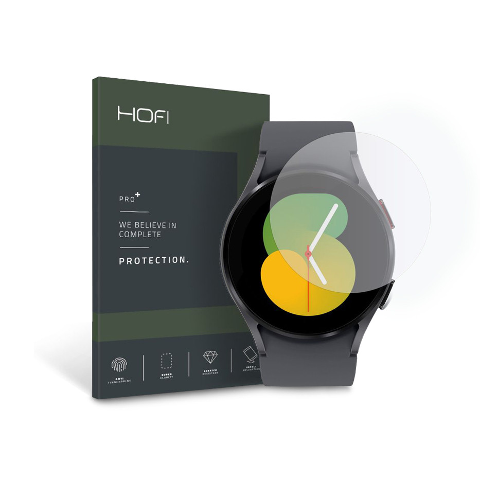 HOFI Glass Pro+ üveg képernyővédő fólia - Samsung Galaxy Watch 4/5 (44 mm) - clear (FN0423)