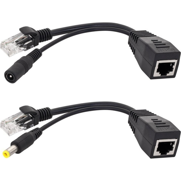  Adaptor PoE- zasilanie przez LAN dla AP, ROUTER czarny E4653
