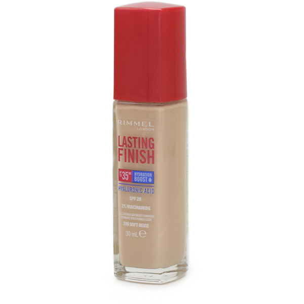 RIMMEL LONDON Lasting Finish 35H Hydration Boost SPF20 200 Soft Beige 30ml