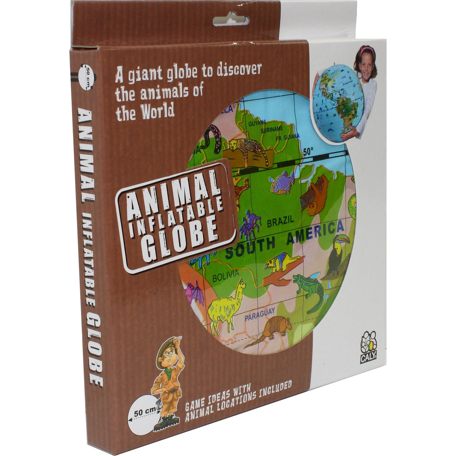 Caly Felfújható labda - Állatok (50cm) (C049)