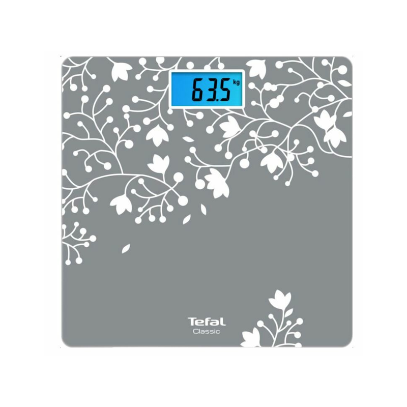 Tefal PP1537V0 Digitális személymérleg Max 160kg - Ezüst / Mintás (PP1537V0)