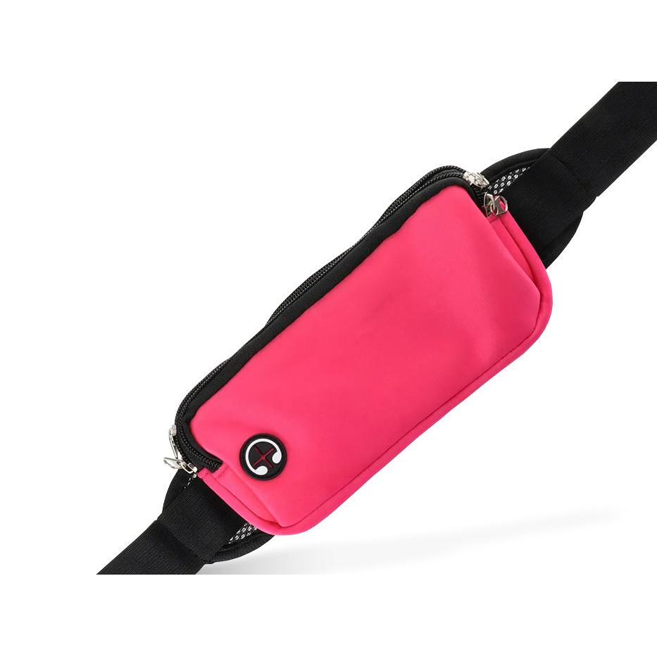 Univerzális övtáska sportoláshoz, túrázáshoz - rózsaszín - ECO csomagolás (HF298943)