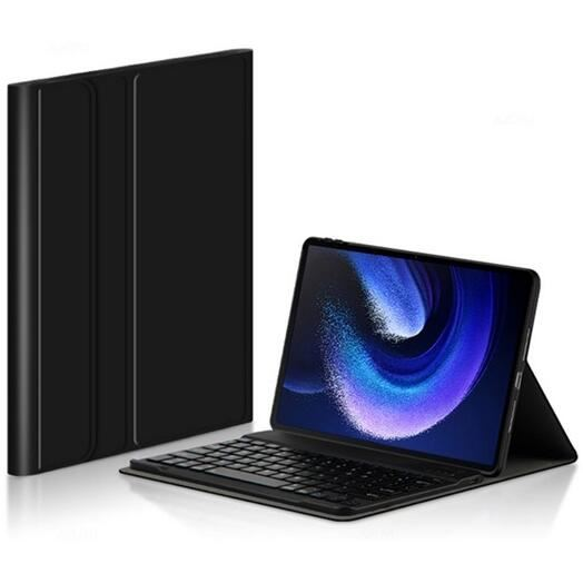 Gigapack Xiaomi Pad 6 bőr hatású tok QWERTY angol nyelvű fekete (GP-147082) (GP-147082)