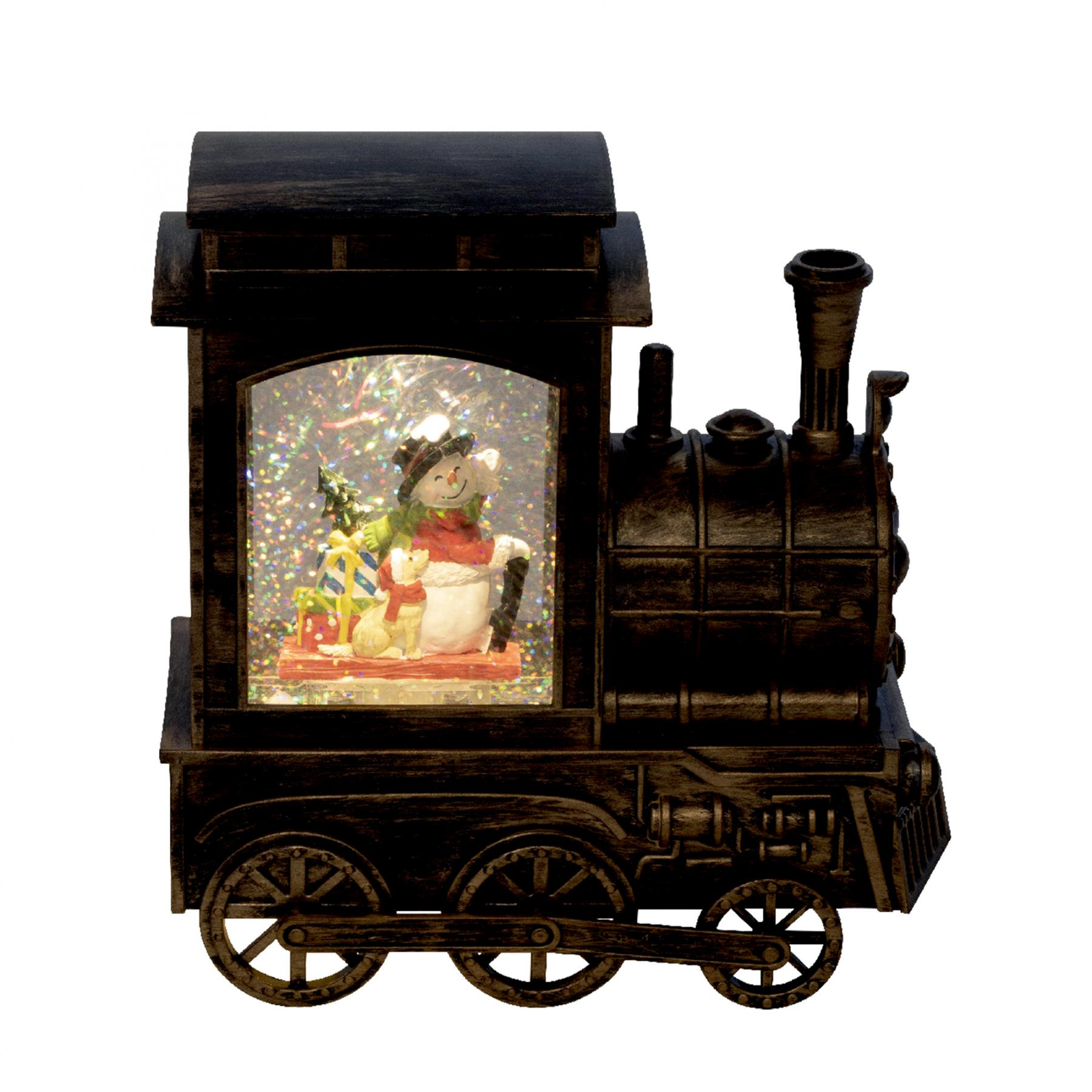 Somogyi LTN 14 Kisvasút formájú lámpás vízkeveréssel, csillámokkal (LTN 14)