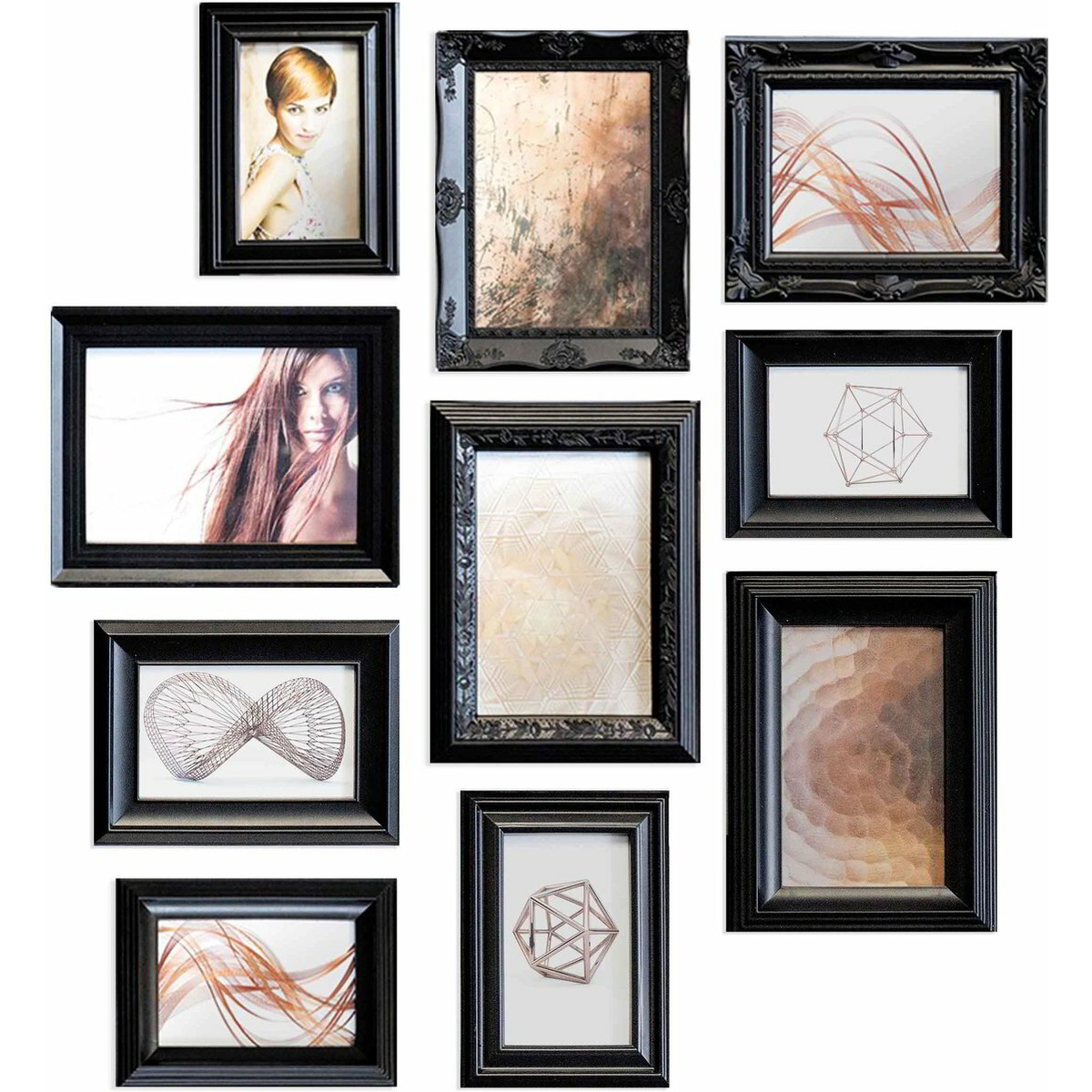 Nielsen 43X40 Képkeret készlet - Fekete (8999325)