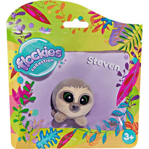Flair Toys Flockies játékfigura: 1. széria - Lajhár Steven (FLO0117) (FLO0117)