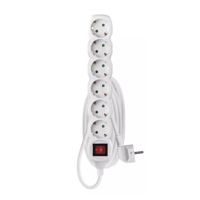 EMOS P1623R 6 aljzat 3méter 1,5mm2 kapcsolós hosszabbító (P1623R)