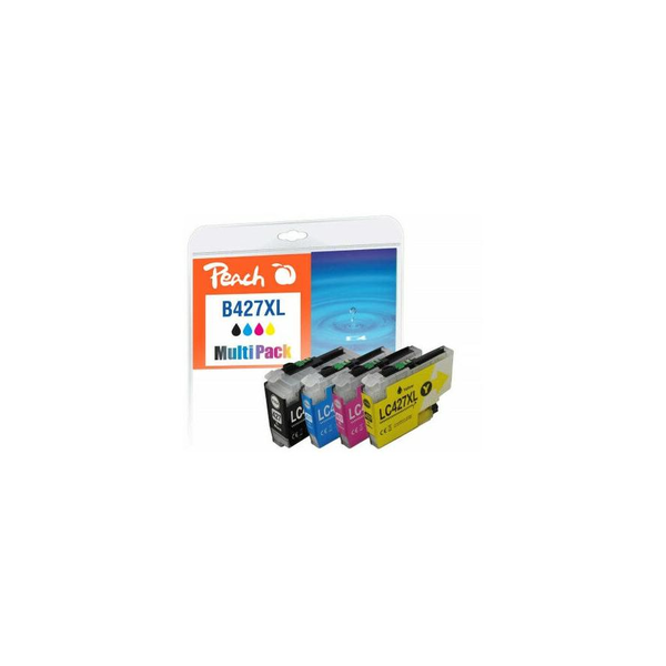 Peach PI500-401 blækpatron 4 stk Kompatibel Højt (XL) udbytte Sort, Blå, Magenta, Gul