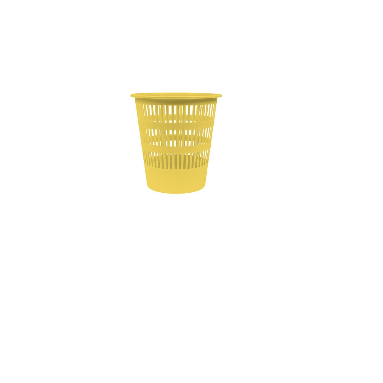 Donau 12 literes műanyag papírkosár - Sárga (D307-11)