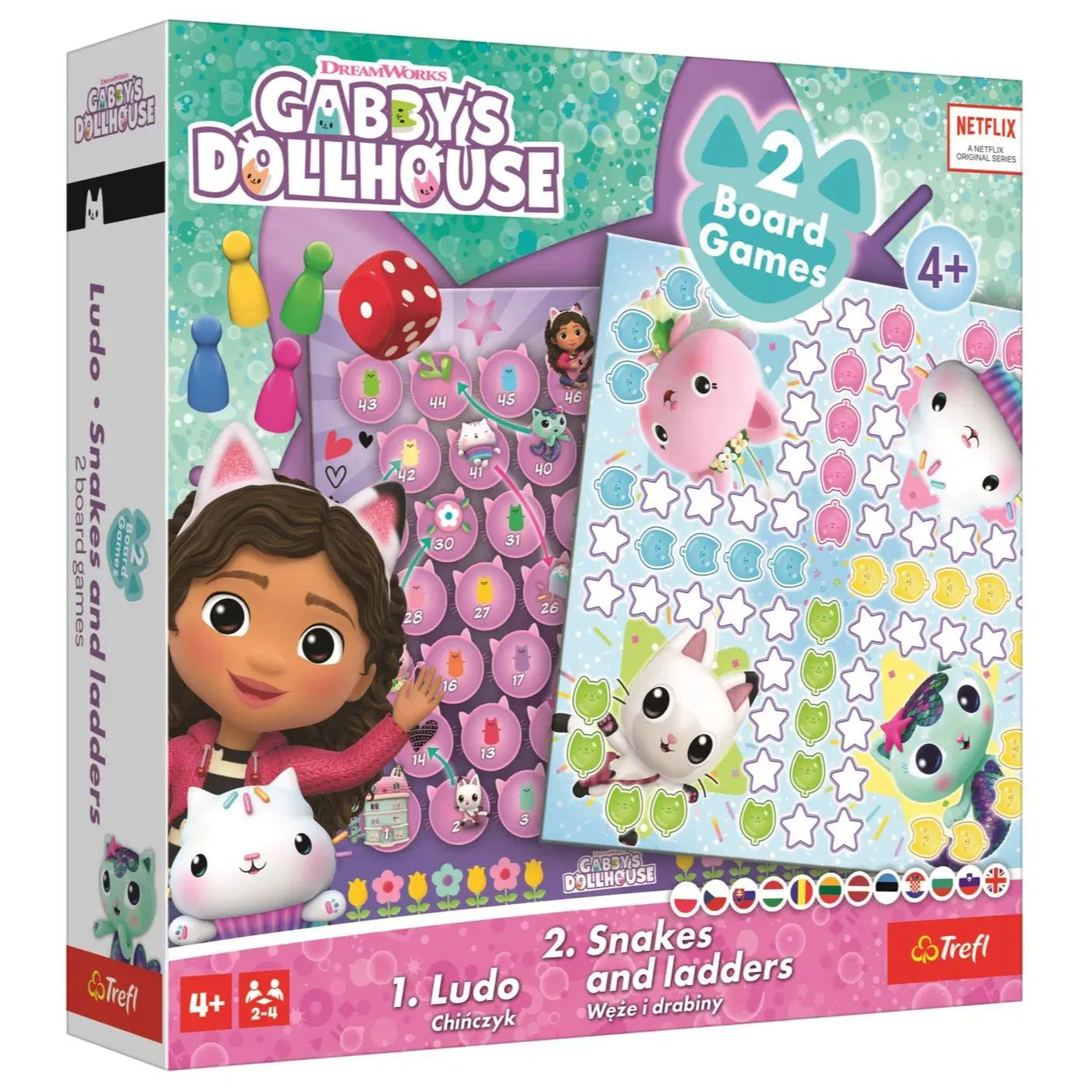 Trefl Gabi babaháza 2 az 1-ben családi társasjáték (02590)