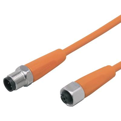 ifm Electronic EVT107 Összekötő vezeték Dugó, egyenes, Alj, egyenes 6 m Pólusszám: 4, 5 1 db