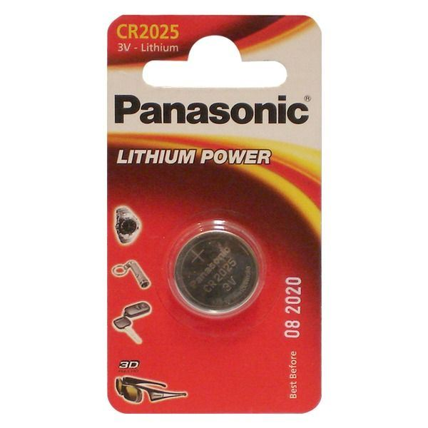 Litiová batéria Panasonic CR2025 1 ks. (CR-2025EL/1B)