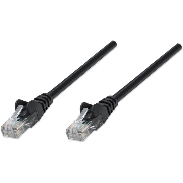 Intellinet 320740 netværkskabel Sort 1 m Cat5e U/UTP (UTP)