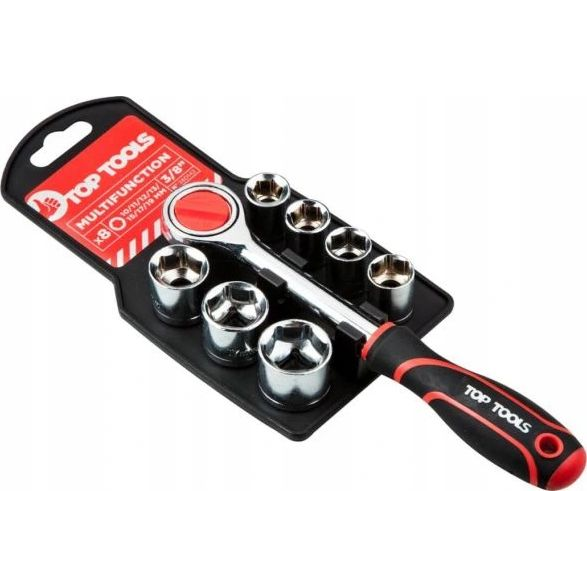 Racsnikulcs 7 Db Dugókulccsal (Top Tools) (38D142)