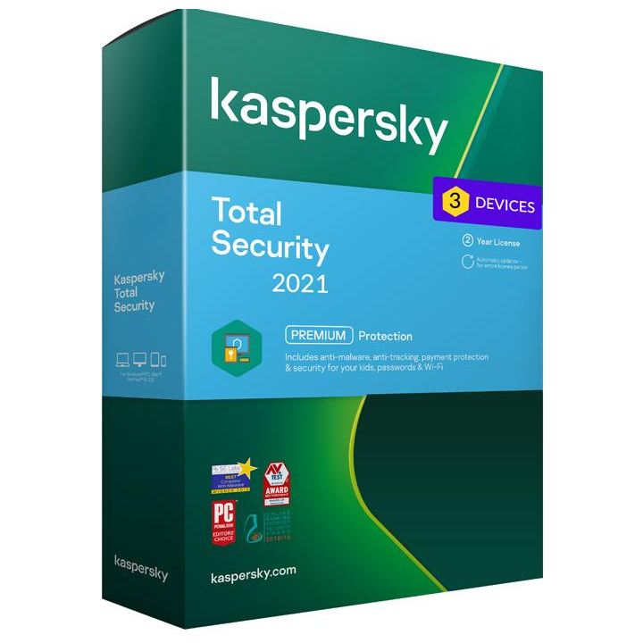 Kaspersky Total Security - 3 eszköz / 2 év KL1949OCCDS elektronikus licensz