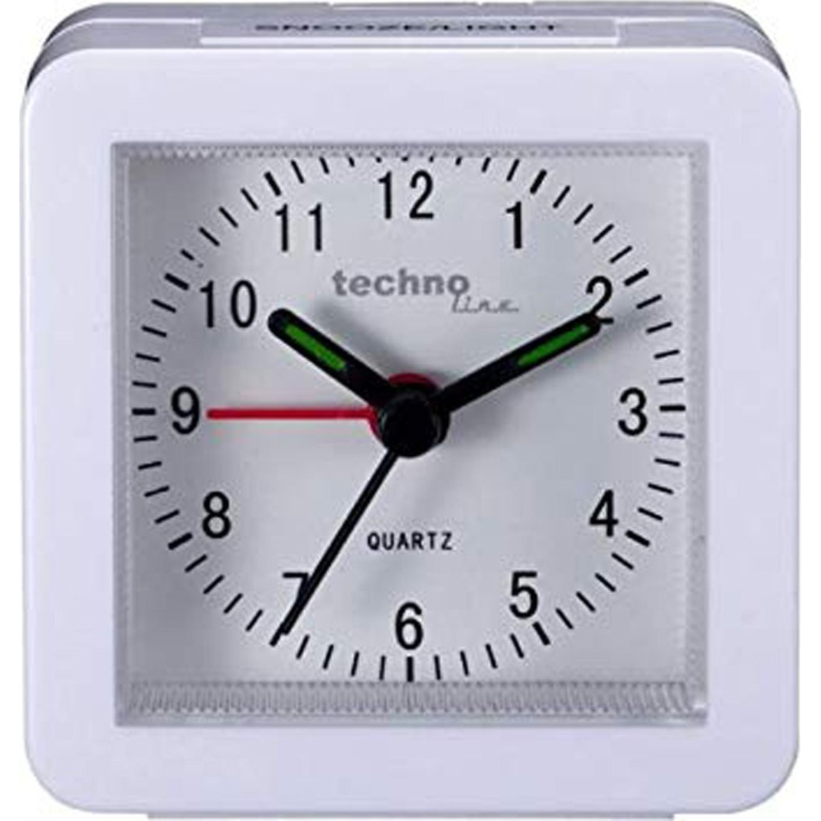TECHNO LINE Modell SC analóg ébresztőóra fehér-fekete (Modell SC white)