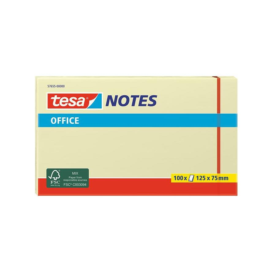 Tesa Office Notes 100 Blatt 125 x 75mm gelb (57655-00000-05) (57655-00000-05)