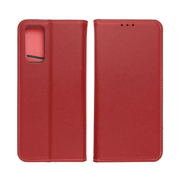 Xiaomi Redmi Note 13 5G, Oldalra nyíló tok, valódi bőrtok, stand, Smart Pro, piros (5903396281327)