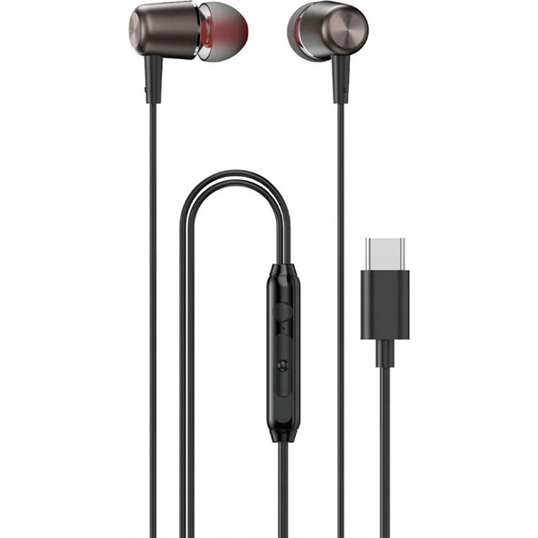 Dudao X1ProT Vezetékes Fülhallgató USB-C Csatlakozóval 1.2 m-Fekete