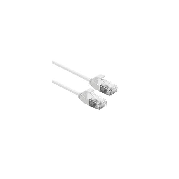 Patchcord Roline U/UTP 6a RJ45 / RJ45 2 m bílý