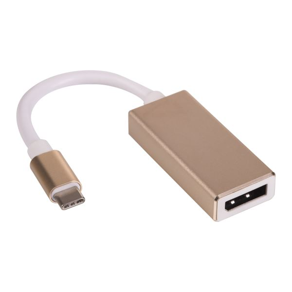 Akyga USB type C - DisplayPort adapter arany (AK-AD-56) (AK-AD-56)