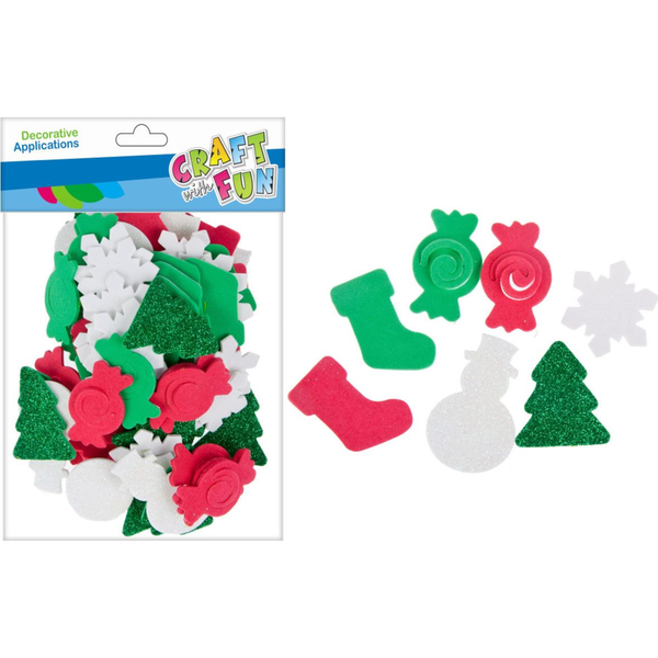  Craft with Fun CF OZDOBA BN EVA MIX SPRZYL 80SZT PBH 12/288