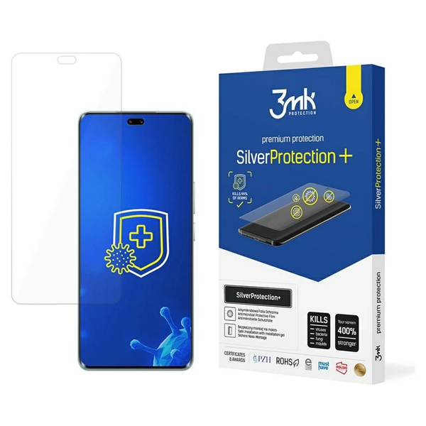 Antimikrobiális fólia 3MK SilverProtect+ nedves telepítésű Honor 200 Pro készülékhez