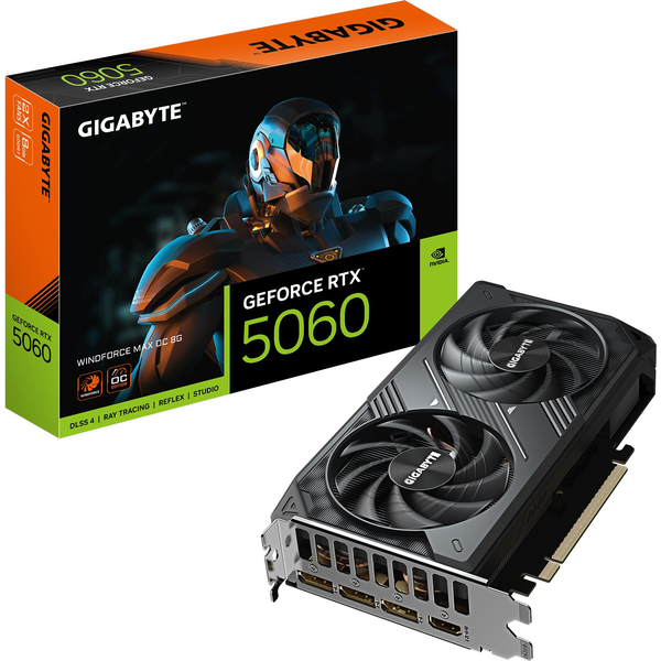 GIGABYTE GeForce RTX 5060 WINDFORCE MAX OC 8G NVIDIA 8 GB GDDR7