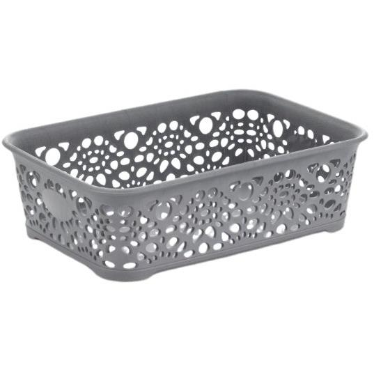 Mega Plast MONAKO XS, 6 × 20 × 14cm, szürke metál (MAT26406)