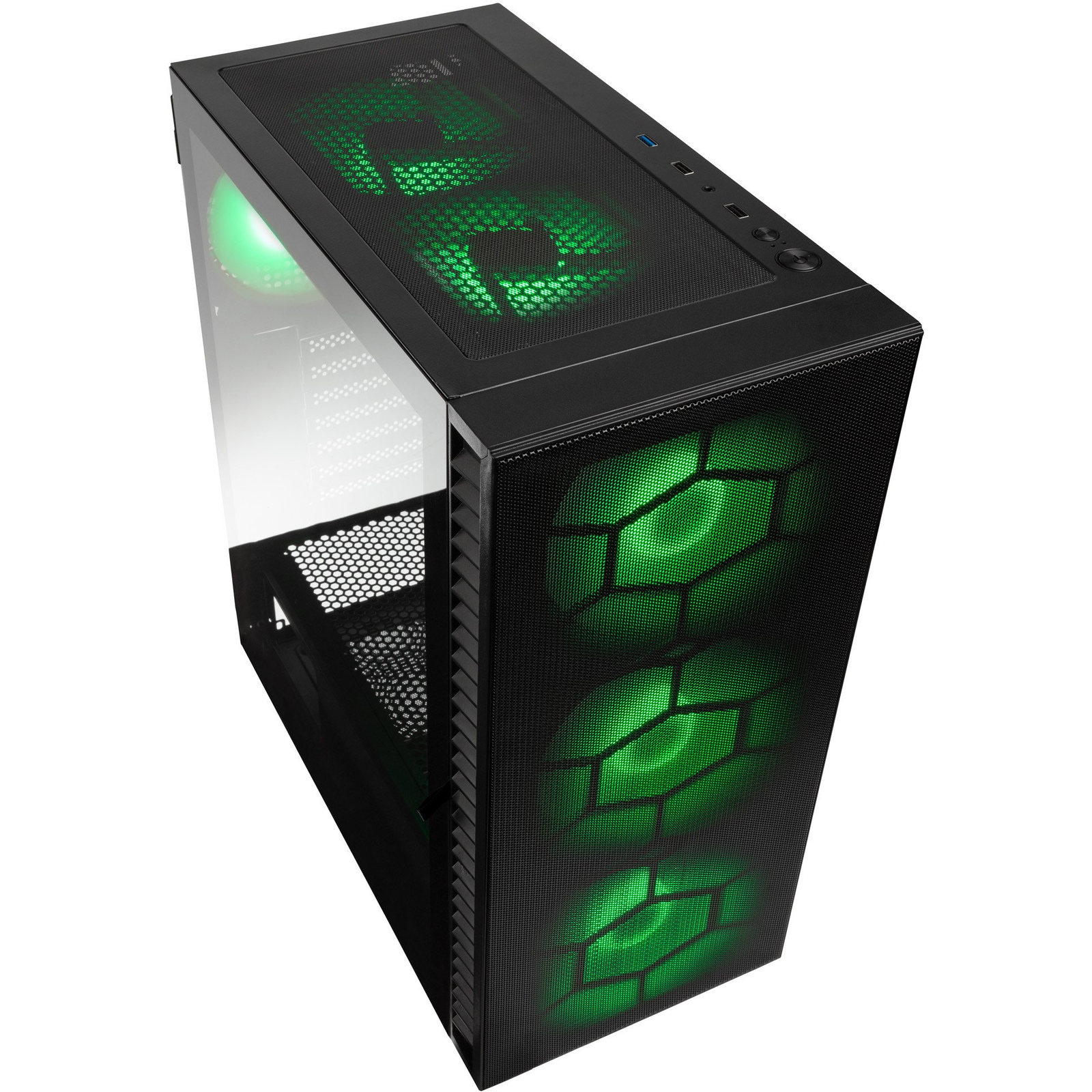 Kolink Observatory HF Plus Mesh ARGB Midi torony Számítógép ház Fekete (OBSERVATORY HF PLUS MB)