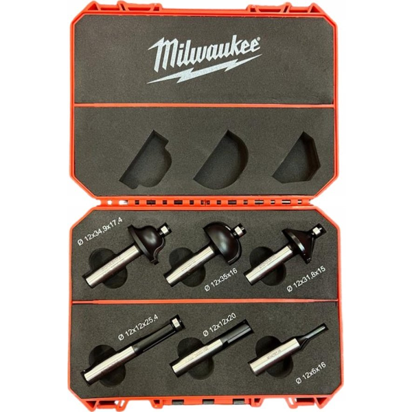 Milwaukee felsőmaró készlet 12 részes