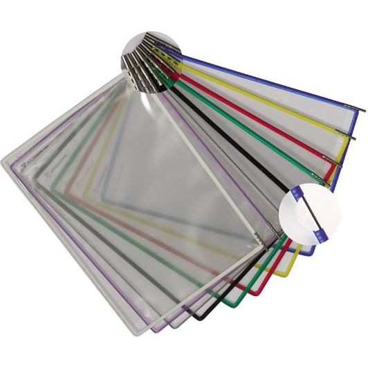 DJOIS Bemutatótábla, A4, acélkeretes, , piros (TF114003)