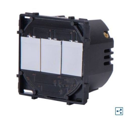 SMARTZILLA Tuya moduláris kapcsoló 3 csatornás Wifis (2033103) (smart2033103)