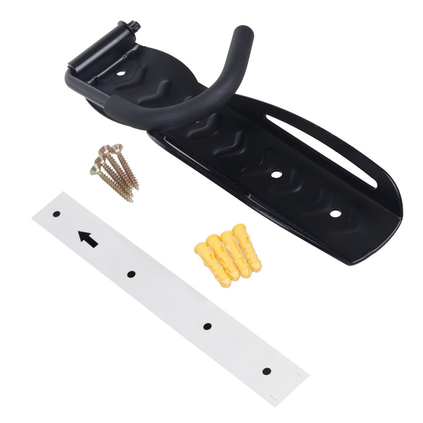 Nástenný vešiak na bicykel Maclean 30 kg čierny