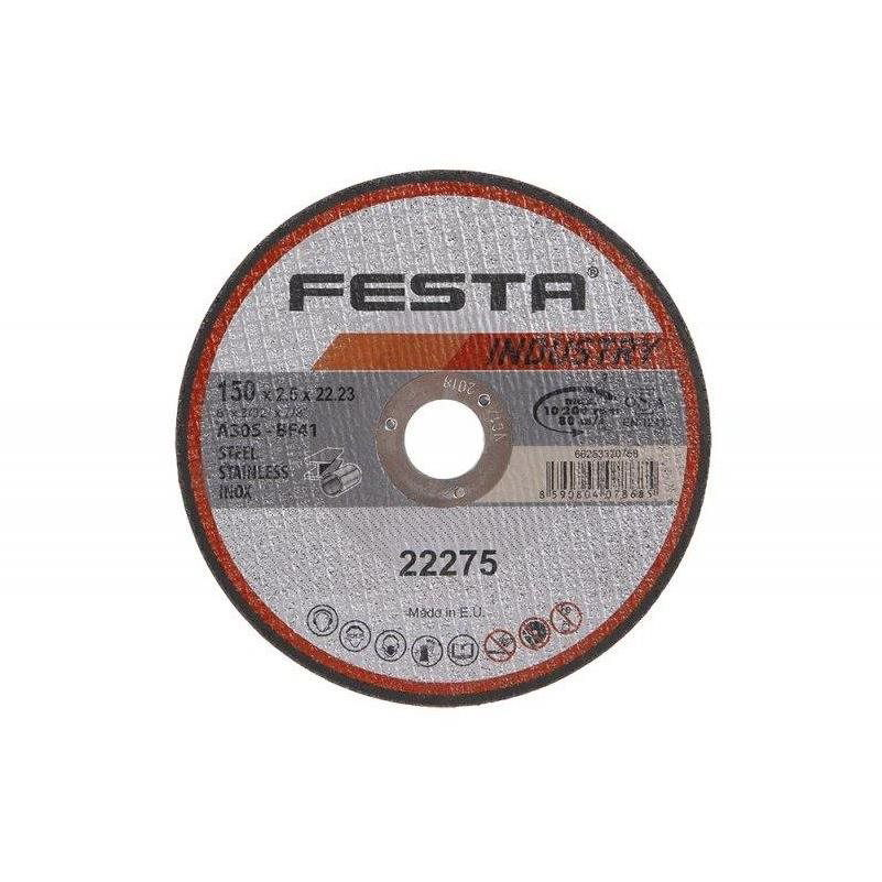 FESTA INDUSTRY, O 150x2,5 mm, fémvágó tárcsa (22275)