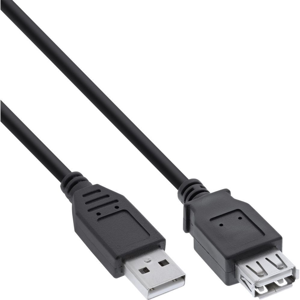 InLine 34610B USB kábel 1 m Čierna
