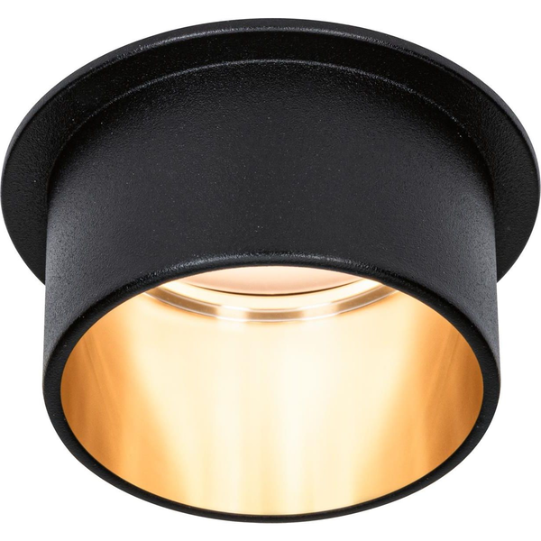 Paulmann 93378 LED-es beépíthető lámpa LED Fixen beépített LED-es 6 W Fekete (matt), Arany