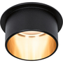 Paulmann 93378 LED-es beépíthető lámpa LED Fixen beépített LED-es 6 W Fekete (matt), Arany