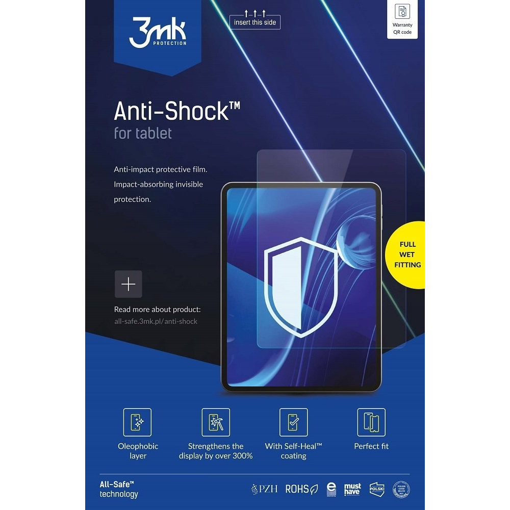 3MK Protection All-Safe - AIO fólia Anti-Shock teljes nedves illeszkedő 5db (5903108488556)