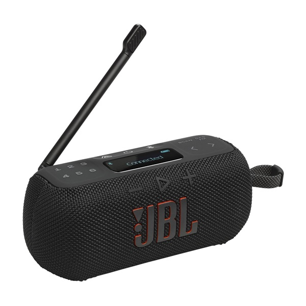 JBL Tuner 3 fekete hordozható Bluetooth FM/DAB rádiós hangszóró