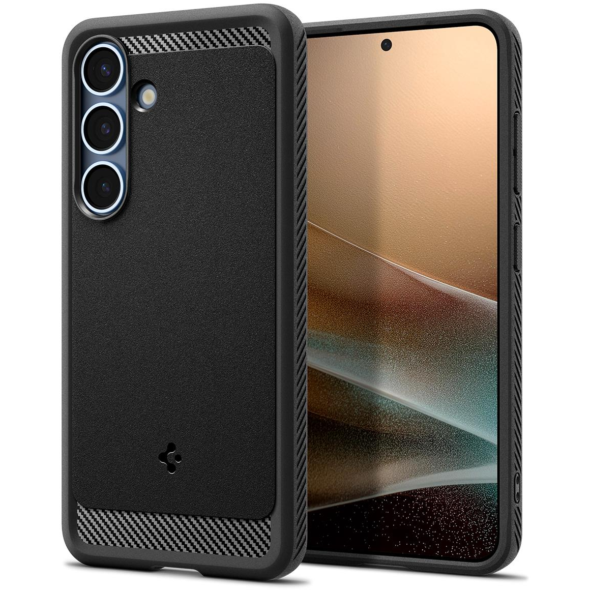 Spigen Rugged Armor MagSafe Matte Black Samsung Galaxy S 2025 tok (ACS08998)