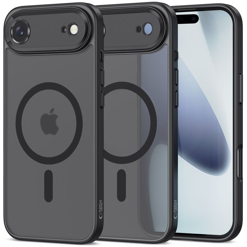 ZONE MagCam MagSafe kameravédős hátlaptok iPhone Air fekete-átlátszó (5906302330065)