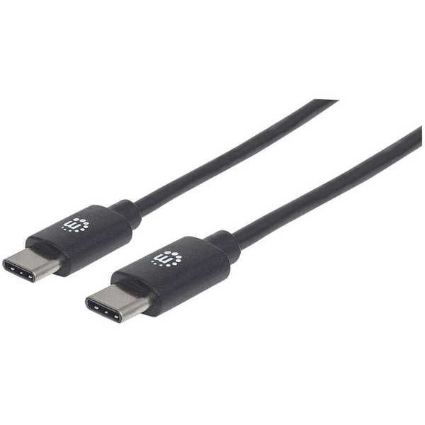 Manhattan 353342 USB-kabel USB 2.0 1 m USB C Sort