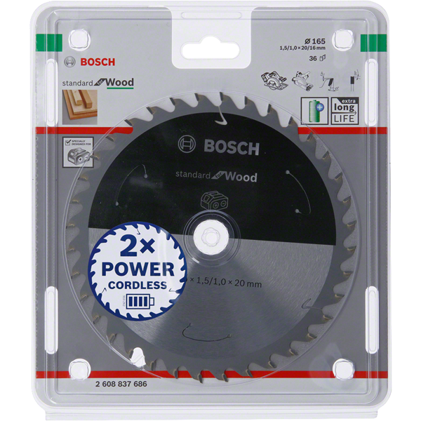 Bosch 2 608 837 686 körfűrészlap 16,5 cm 1 db