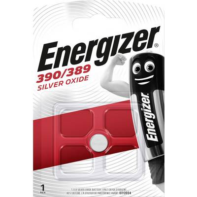 390 gombelem, ezüstoxid, 1,55V, 90 mAh, Energizer SR1130SW, SR54, SR1130, V390, D390, 603, 280-24, SB-AU, RW39 (638252)